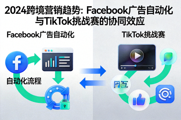 2024跨境营销趋势：Facebook广告自动化与TikTok挑战赛的协同效应资讯配图