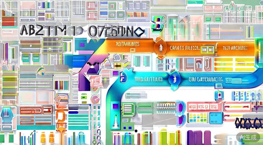 AB测试优化循环图：展示从假设、创建测试、运行分析到应用学习并开始新测试的持续优化闭环