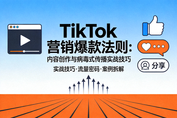 TikTok营销爆款法则：内容创作与病毒式传播实战技巧封面图