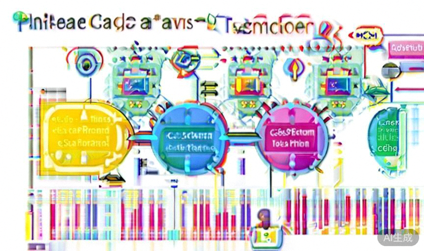 Facebook广告与TikTok内容协同策略流程图解：展示从受众洞察、内容创作到跨平台投放与转化的完整闭环